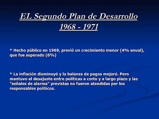 Segundo Plan de Desarrollo