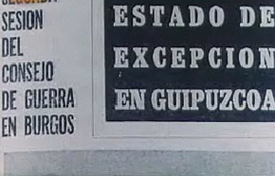 Proceso de Burgos y conmutación de penas.