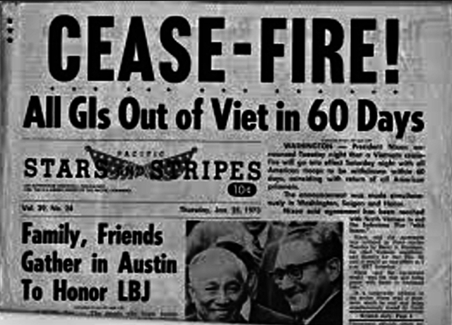Cease Fire in Vietnam