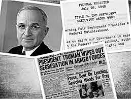 Truman orders desegregation of military