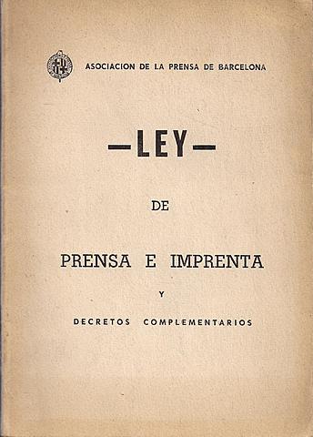 Ley de Prensa.