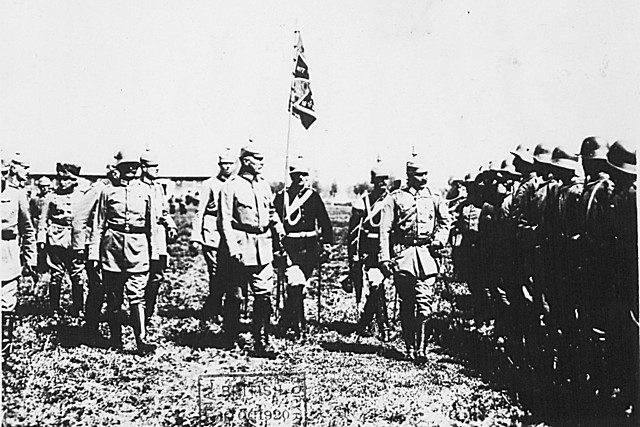 Guerra entre Alemanya contra Serbia per una banda i Russia i França per una altra banda