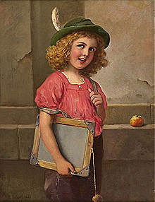 El primer pizarron (Edad contemporánea)