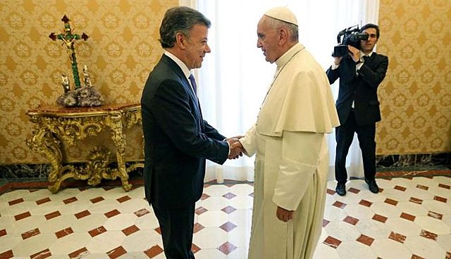 Apoyo internacional al Proceso de Paz por parte del Papa Francisco