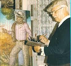 El pintor Luis.A Acuña reconstruyó el claustro