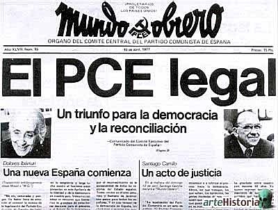 Legalización de partidos políticos, incluyendo el PCE.