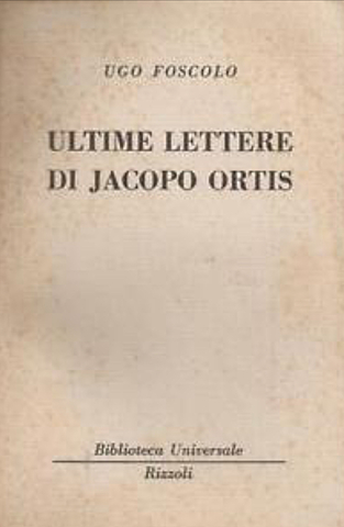 Ultime lettere di Jacopo Ortis