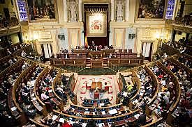 La sesión constitutiva del Congreso de los Diputados