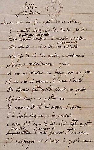 L’infinito di Leopardi