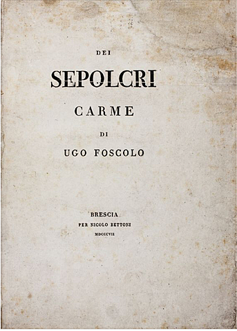 Ugo Foscolo scrive i Sepolcri