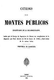 Clasificación General de Montes Públicos