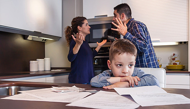 Jackie's parents split up