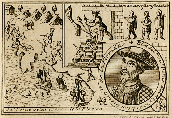 Juan Ponce de Leon Arrives in The New World