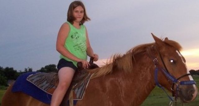 I got my 1st horse, Blaze