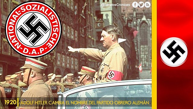 Adolf Hitler cambia el nombre del Partido