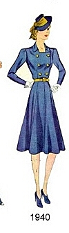 Vestidos 1940