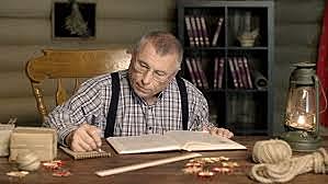 Mr. Foster in the study