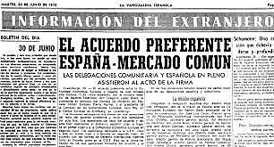 Acuerdo preferencial con el Mercado Común