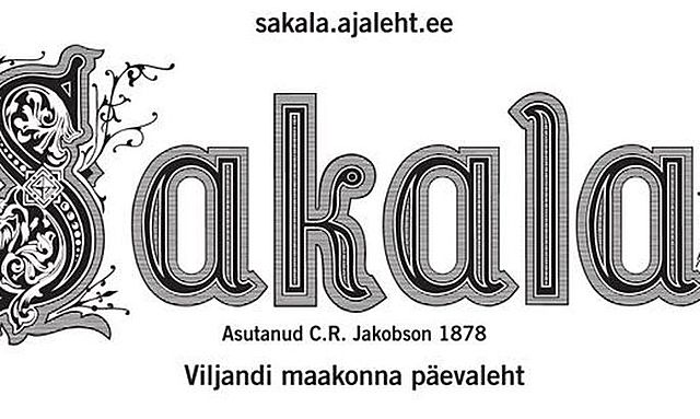 Ajalehe "Sakala" ilmumine
