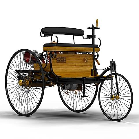 Première automobile à 3 roues