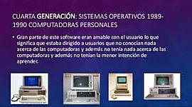 Timeline: Generaciones de los sistemas operativos.