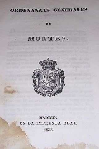 Publican en España " Ordenanzas Generales de Montes"