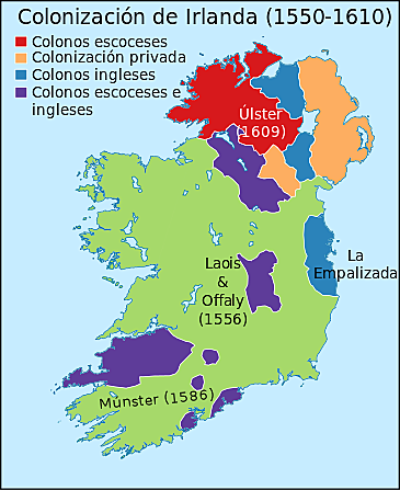 Colonizaciones de Irlanda