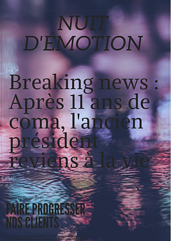 En 2063, il sort de son coma.