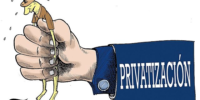 Privatización y reducción del papel del Estado
