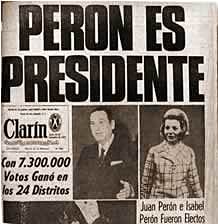 Tercer Presidencia de Juan Domingo Perón