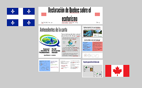 Declaración de Quebec sobre Ecoturismo.