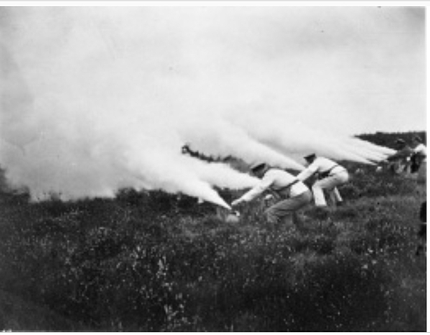 The First Use of Gas as a Weapon by the Germans
