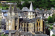 Le Sainte-Foy abbey-church in Conques,