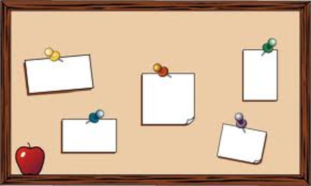 First online bulletin board is created online