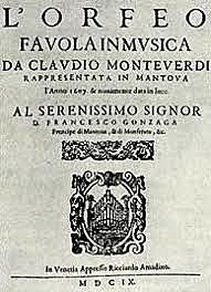 La première de l'opéra Orfeo