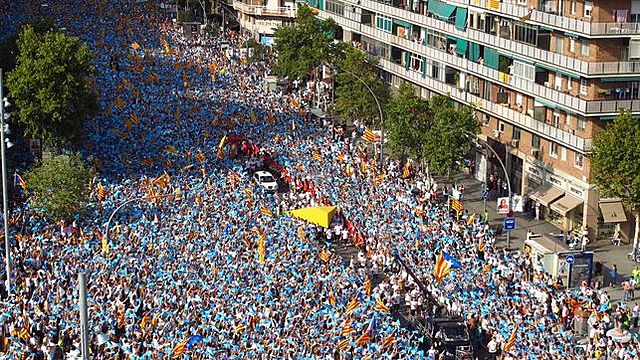 Manifestación "La Via Lliure a la República Catalana"
