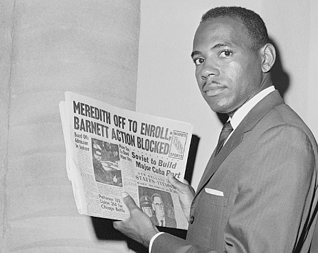 Meredith wins case and is permitted to attend “Ole Miss”