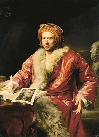 Anton Von Maron, Ritratto di Jhoann Joachim Winckelmann.