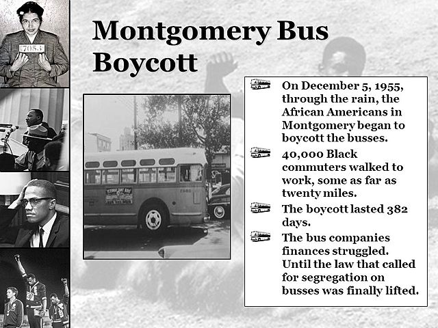 montgomery bus boycott