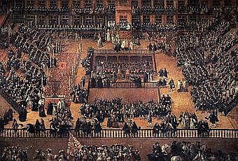 Los reyes católicos convocan las cortes de Toledo.