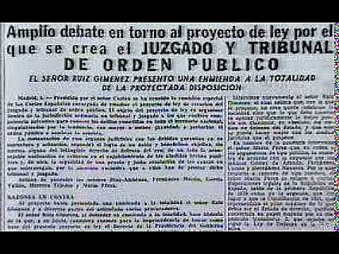 Se instaura el Tribunal de Orden Público (TOP)