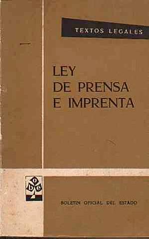 Ley de Prensa.