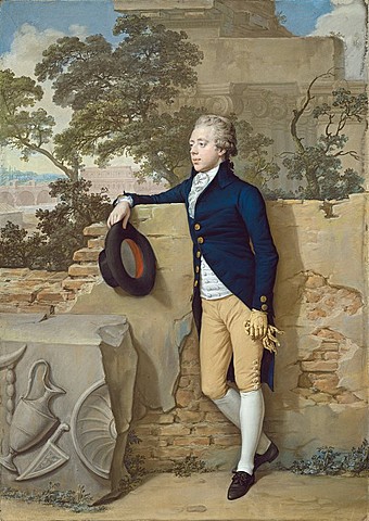 Hugh Douglas Hamilton, Frederick North a Roma.