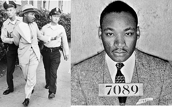 MLK arrested