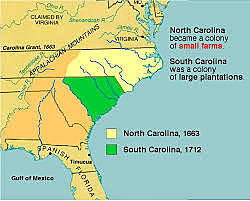 The Carolina Colony is settled