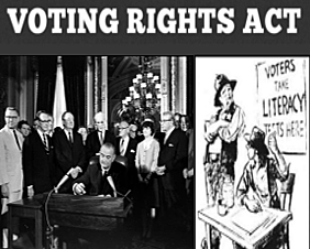 Voting Rights Act signed