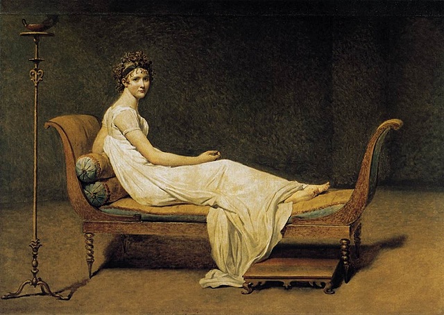 Jacques-Louis David, Ritratto di Juliette Rècarmier.