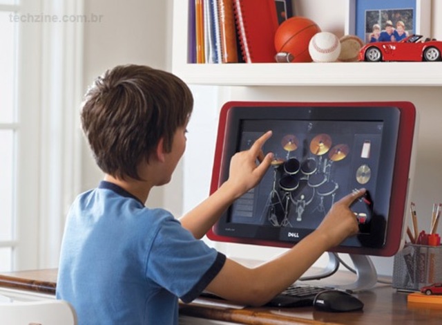 PCs Dell e a tecnologia multi touch
