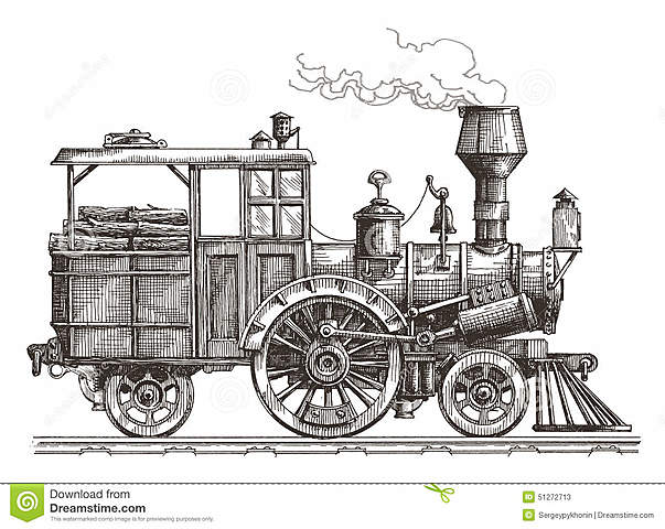 La primera locomotora de vapor inventada por Richard Trevithick