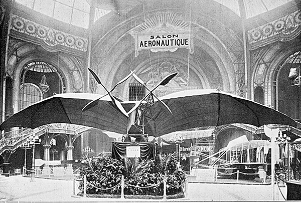 Avion inventado por Clemernt Ader